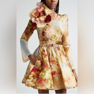 Zimmermann LUMINOSITY RUCHED MINI DRESS